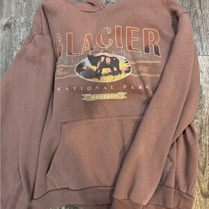 Brown Glacier National Park Sweater